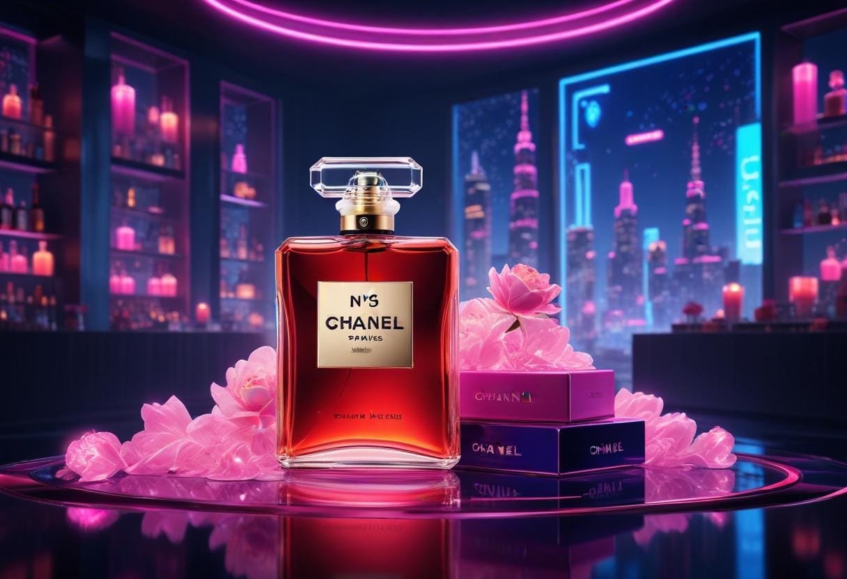 Chanel No 5 illustration