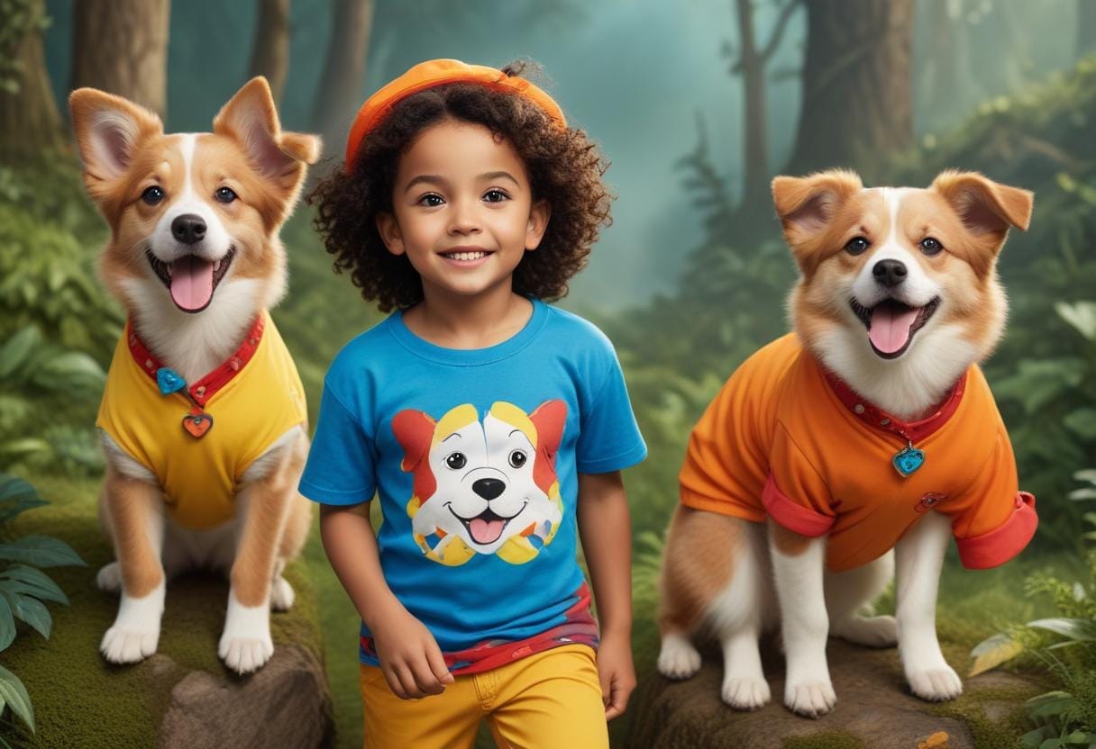 Paw Patrol kläder för en superhjälte i varje barn! illustration