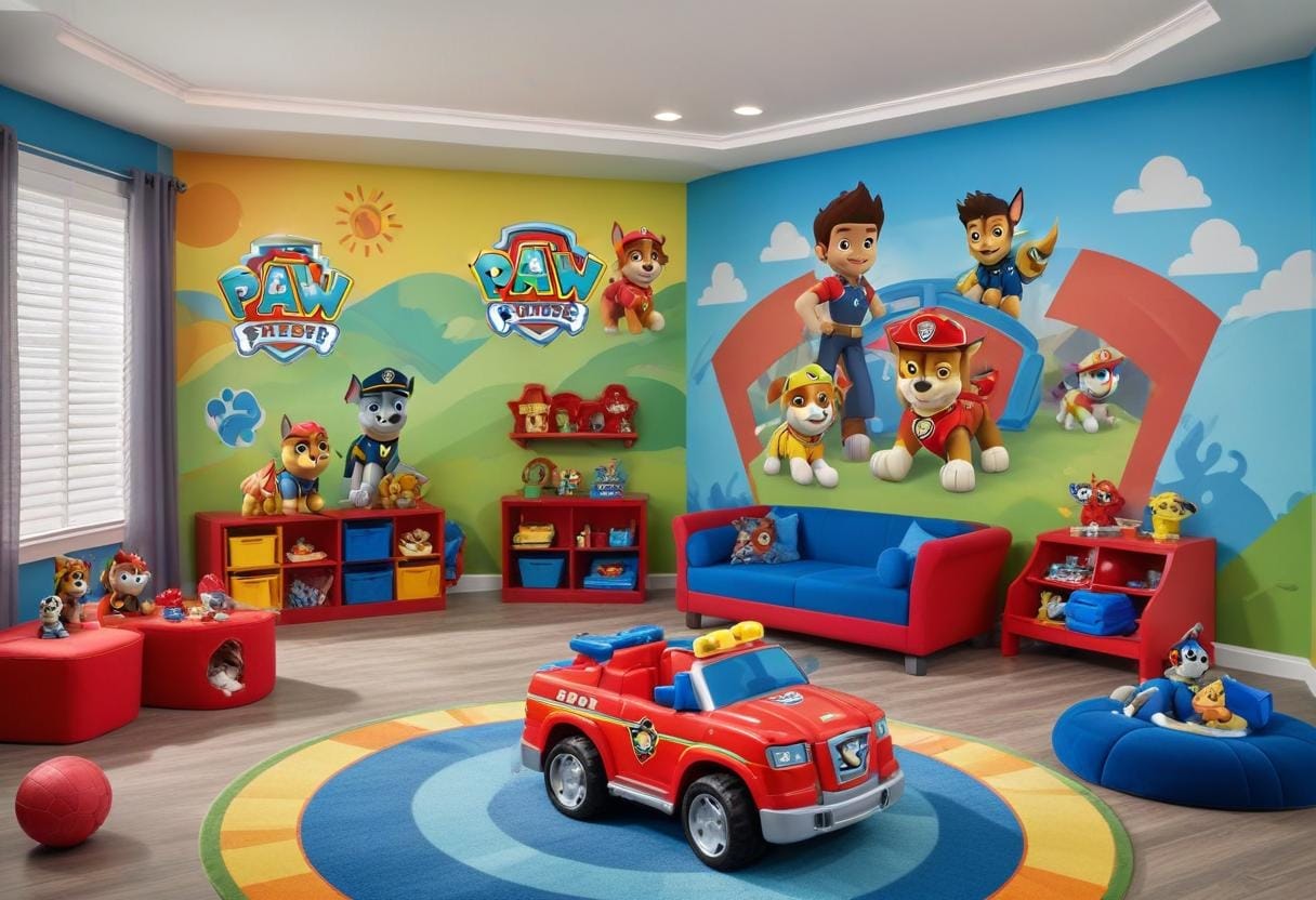 Paw Patrol namn illustration