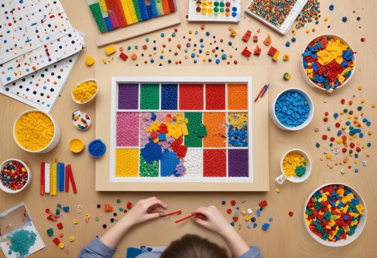 Skapa unika smycken med Lego Dots! illustration