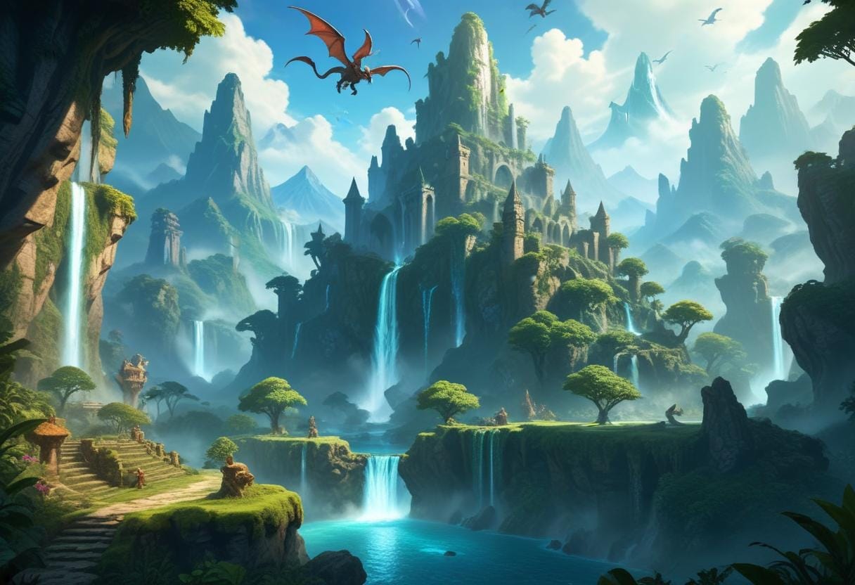 Upptäck den magiska världen i Drakes Den! illustration